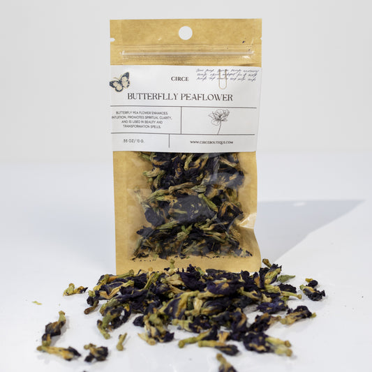 Butterfly Pea Flower – Intuition & Transformation Herb for Rituals & Spell work (.35oz)