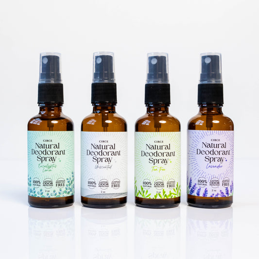 Natural Deodorant Spray - 4 Scents Available  from Circe Boutique