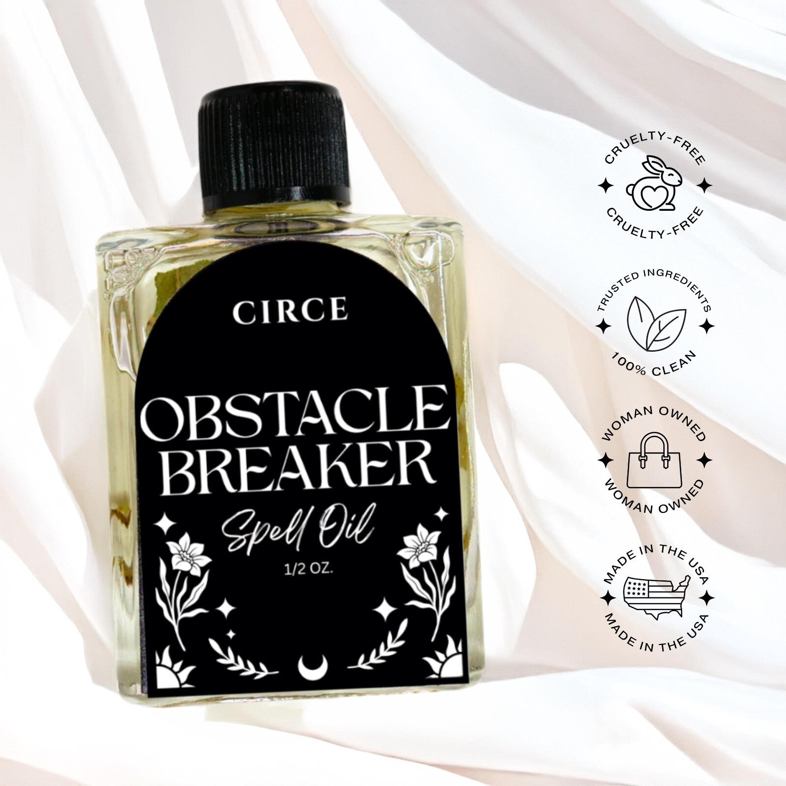 Obstacle Breaker Spell Oil 1/2 oz | Anointing Oil to Remove Obstacles  | Conjure