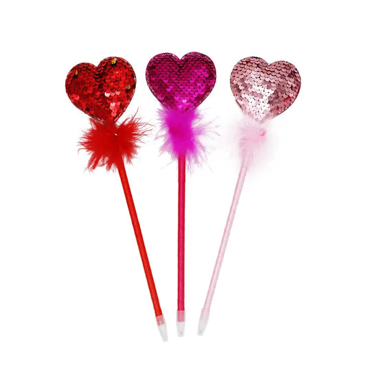 Valentine's Heart Sequins Pen  from Cap Zone