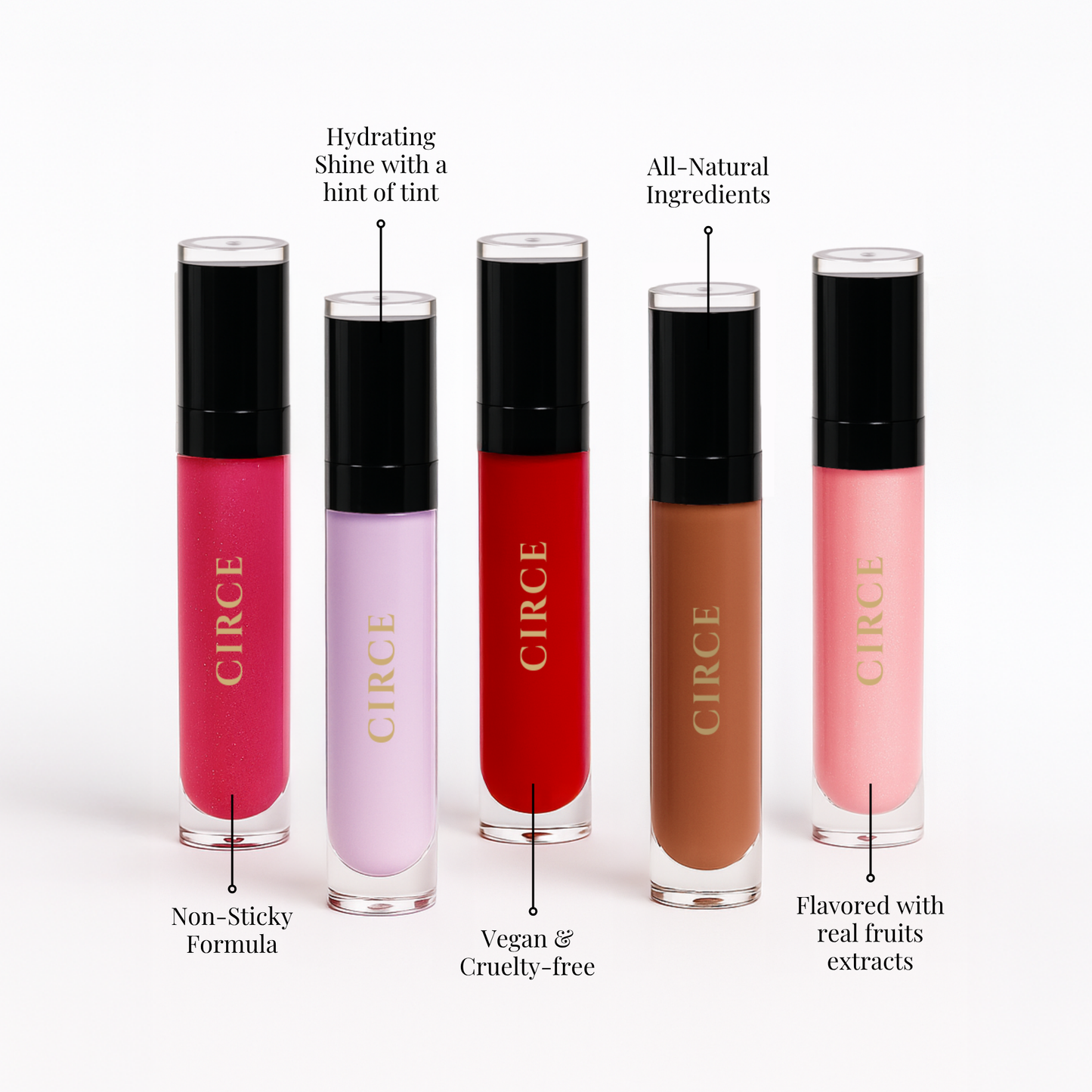 Venus Glow Strawberry Cheescake Flavored Lip gloss - Starlit Lip Glow