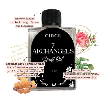 CIRCE 7 Archangels Spell Oil 1/2 oz.  from Circe Boutique