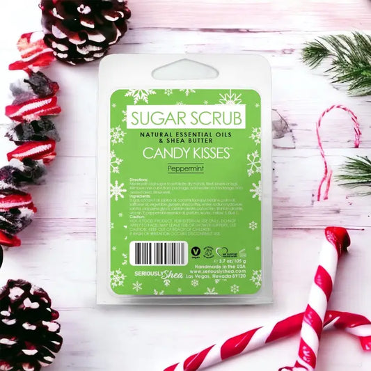 Holiday Sugar Scrub - Candy Kisses - Bath & Body  from Seriously Shea