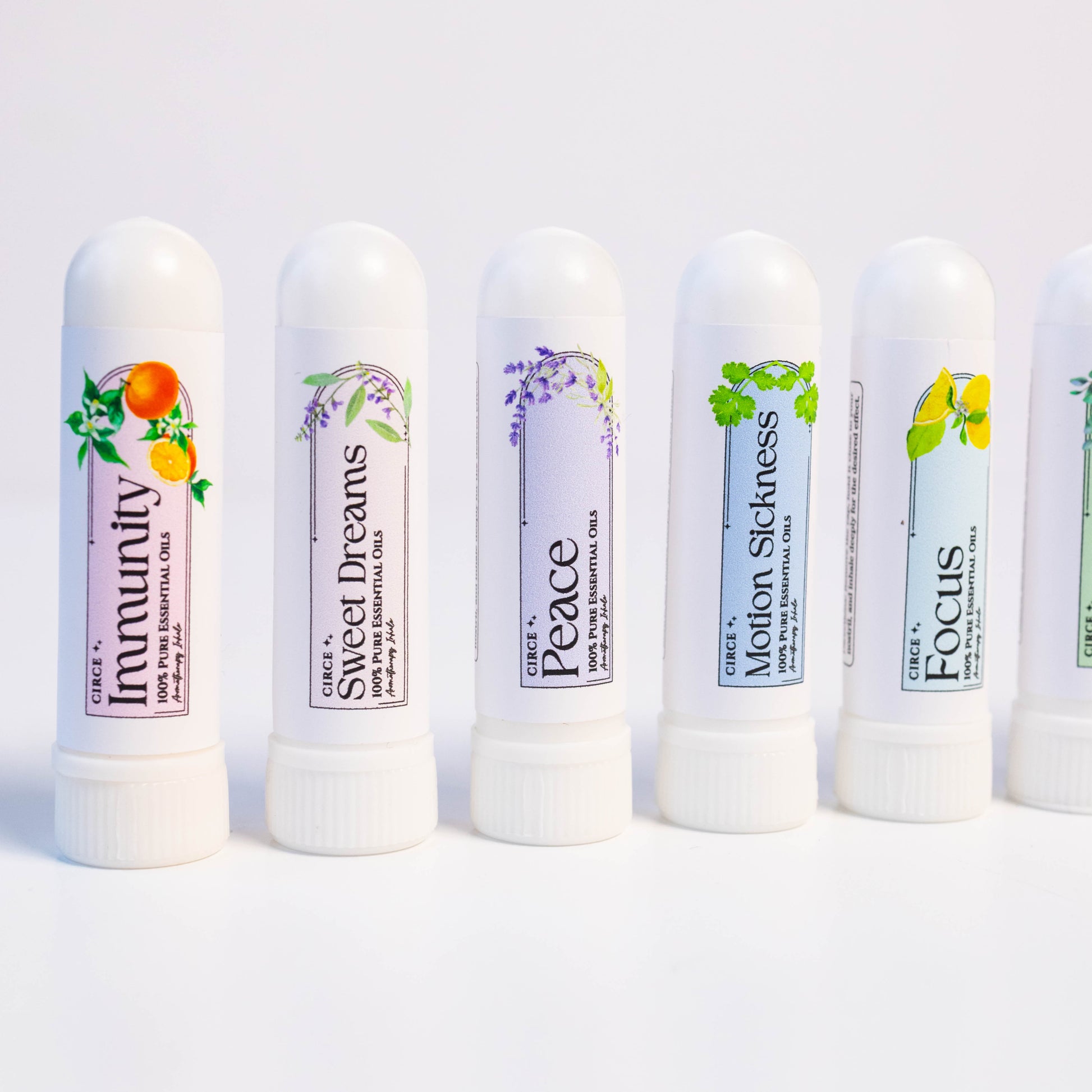 Nasal Inhalers - Essential Oil Aromatherapy - 8 Healing Blends  from Circe Boutique