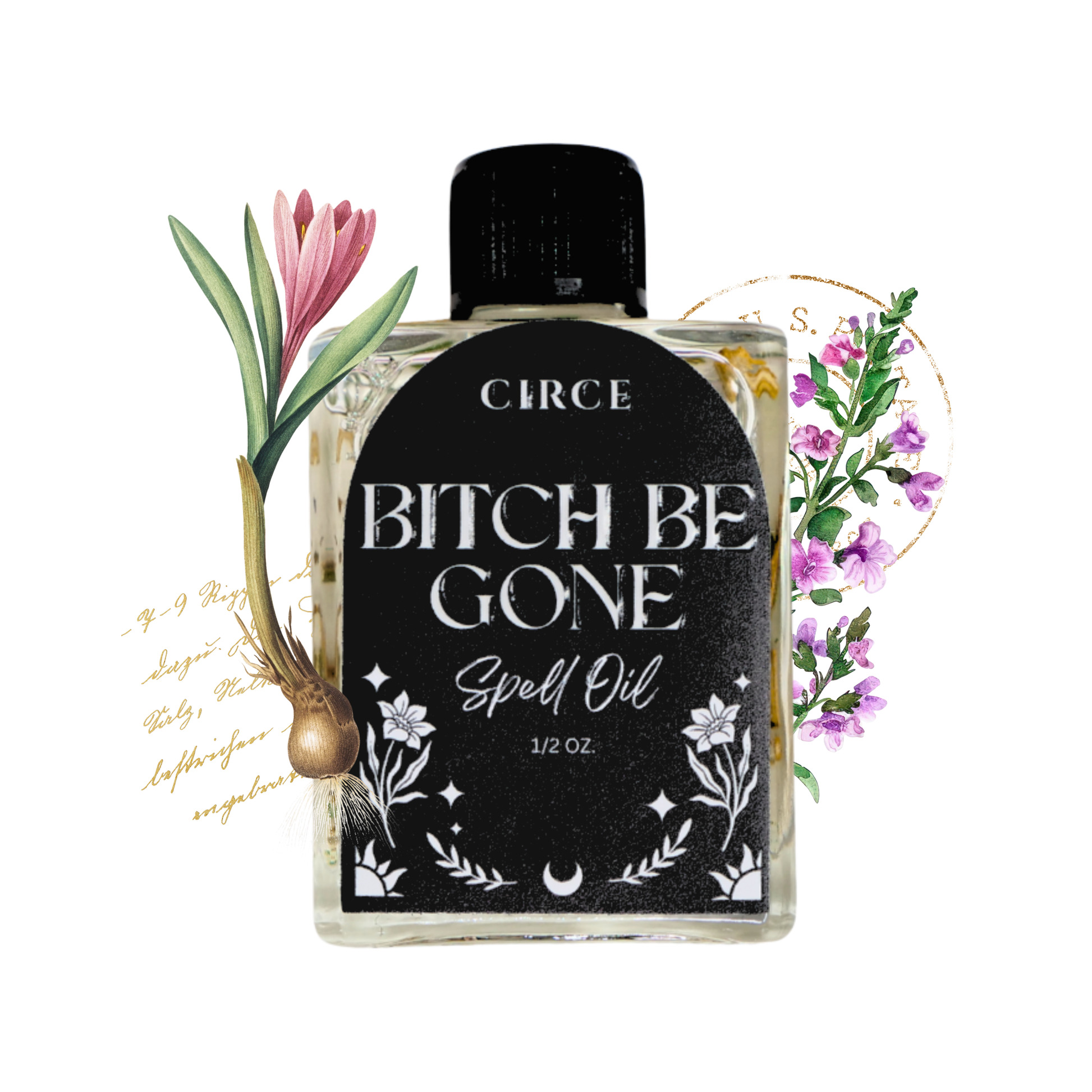 CIRCE Bitch Be Gone Spell Oil 1/2 oz.  from Circe Boutique