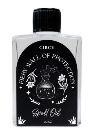 Fiery Wall of Protection | Spell Oil 1/2 oz  from Circe Boutique