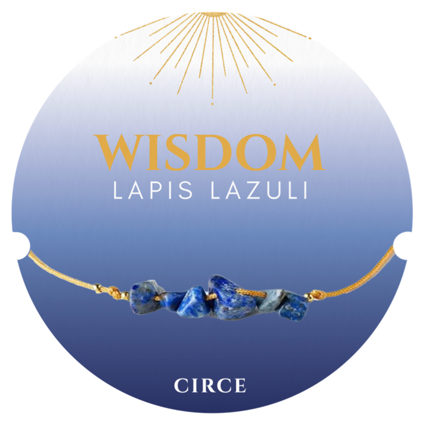 Wisdom – Lapis Lazuli Bracelet  from Circe Boutique