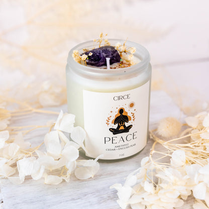 Peace Intention Candle: Tranquility for the Soul from CIRCE Candle from Circe Boutique