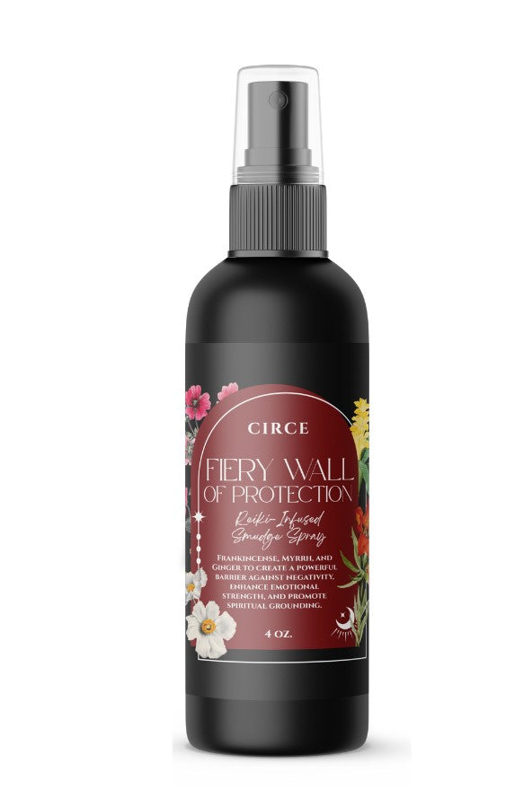 Fiery Wall of Protection Smudge Spray 4oz.  from Circe Boutique