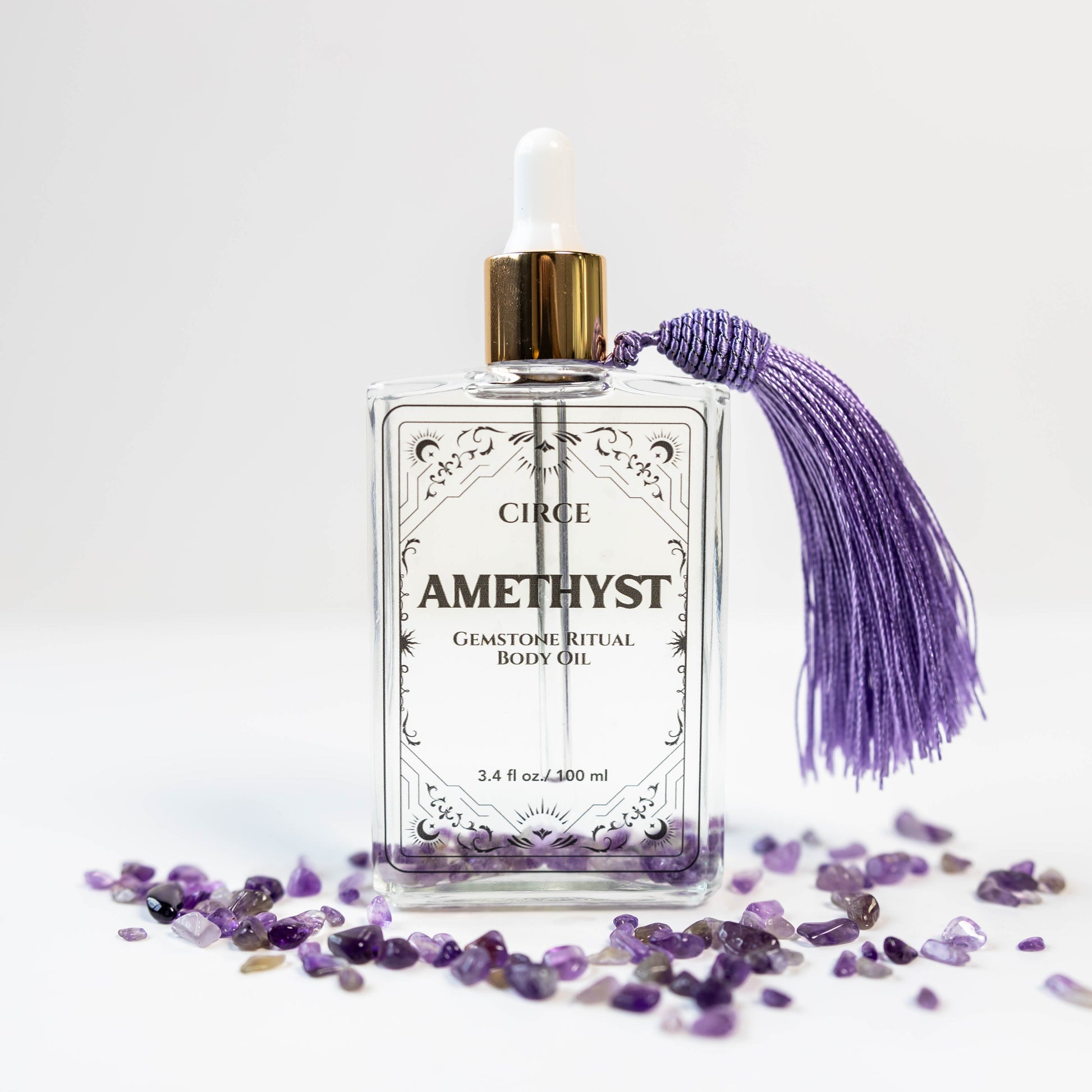 Amethyst Gemstone Oil - Face, Hair, Body and Cuticles  from Circe Boutique
