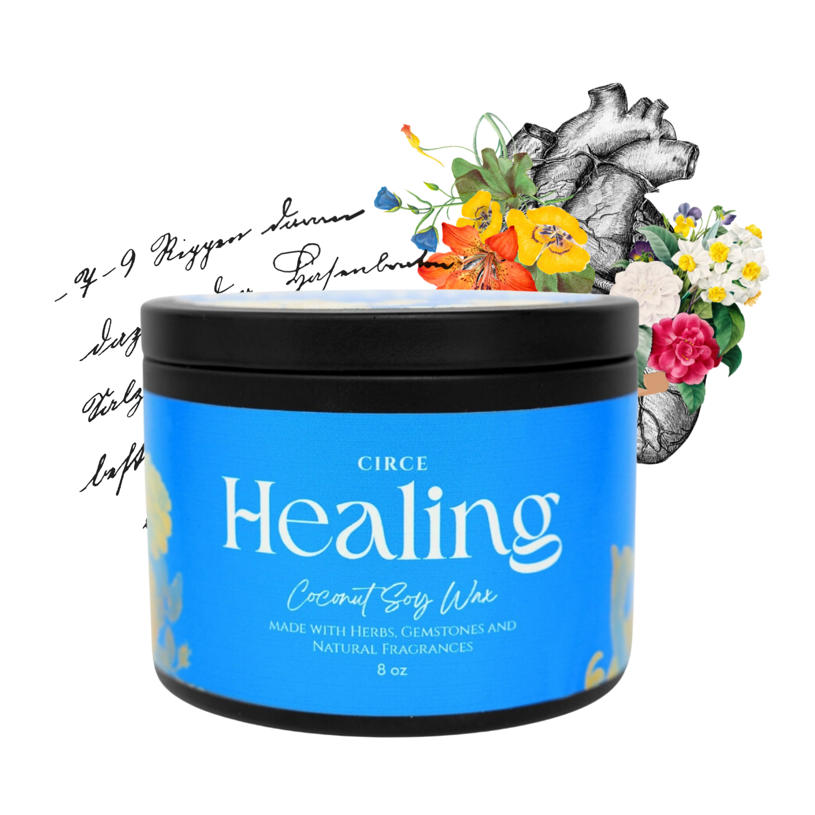 Healing | 8 oz Spell Candle  from Circe Boutique