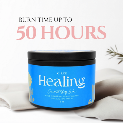 Healing | 8 oz Spell Candle  from Circe Boutique