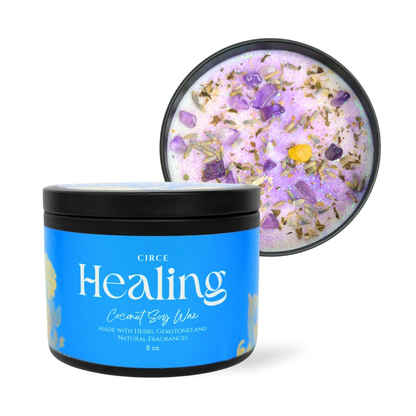 Healing | 8 oz Spell Candle  from Circe Boutique