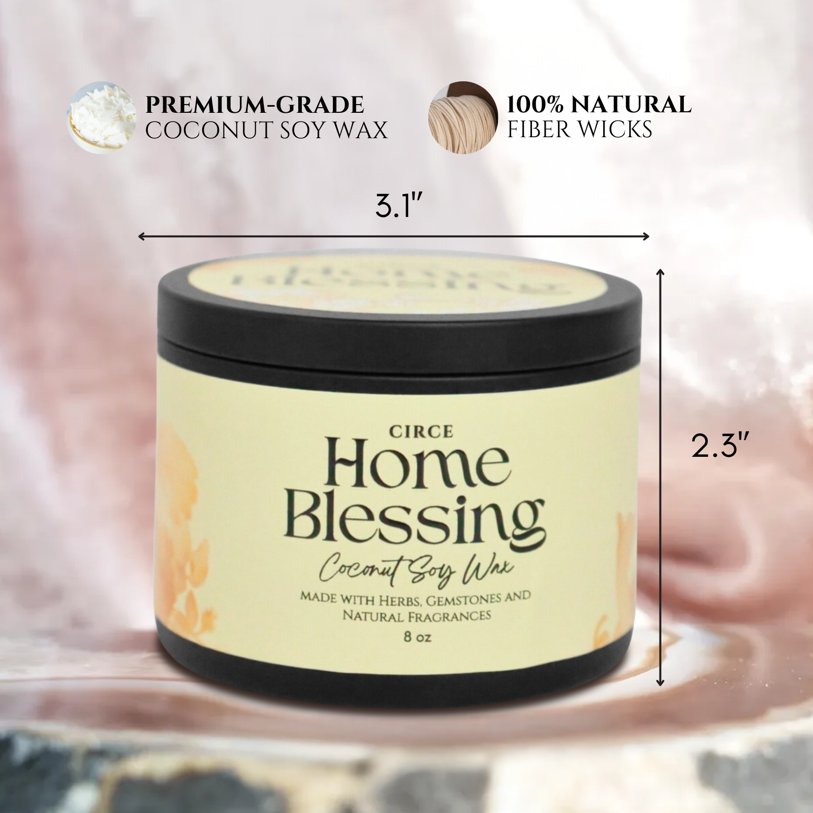 Home Blessing | 8 oz Spell Candle  from Circe Boutique