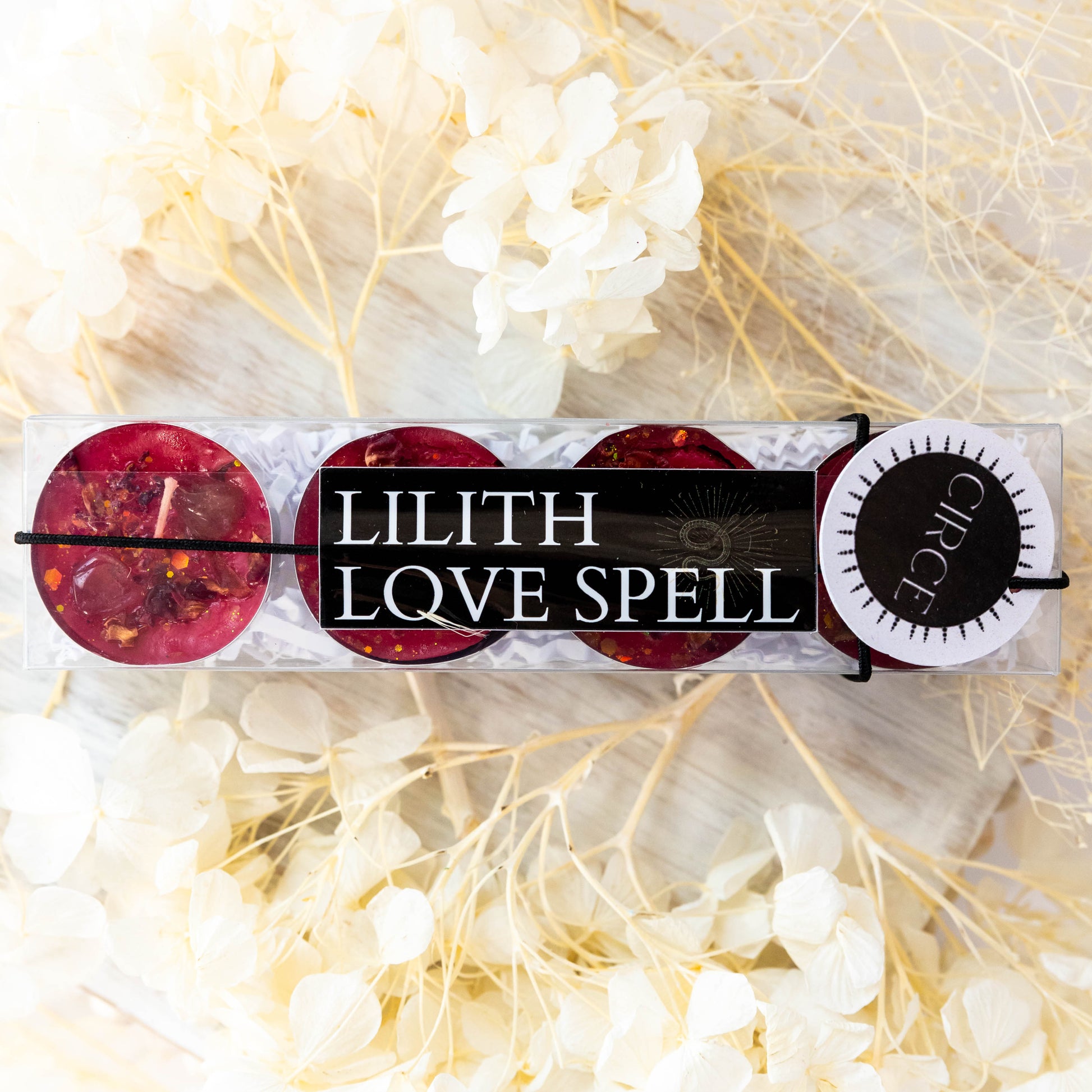 Lilith Love Spell Tealight Candles  from Circe Boutique