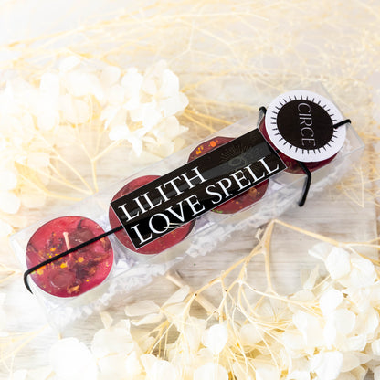 Lilith Love Spell Tealight Candles  from Circe Boutique