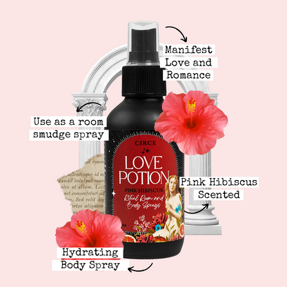 Love Potion Ritual Room and Body Spray 4 oz.  from Circe Boutique