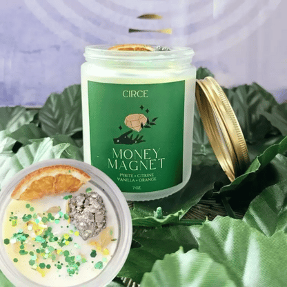 Money Magnet Intention Candle: Draw Wealth and Prosperity from CIRCE Candle from Circe Boutique