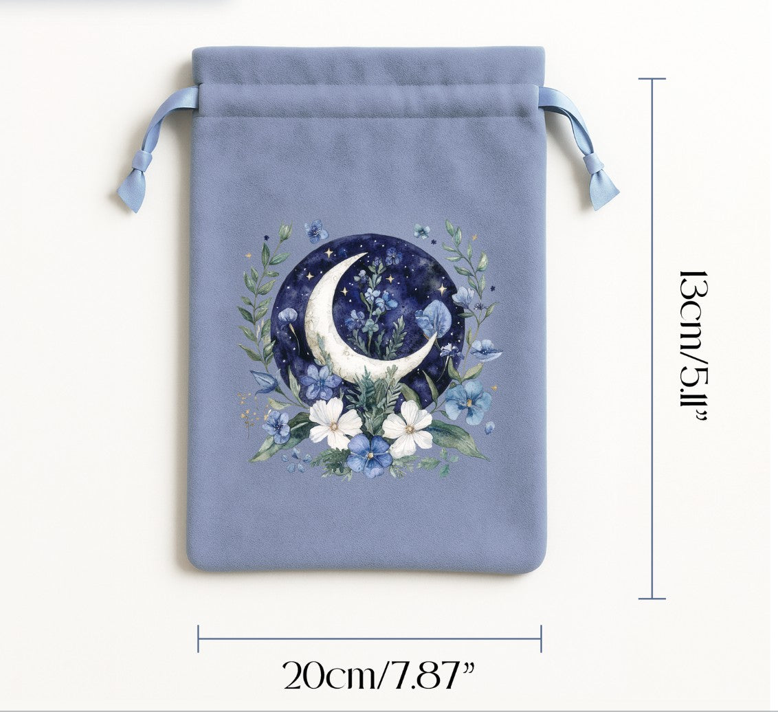 Velvet Arcana by CIRCE – Moon Blue Tarot Bag