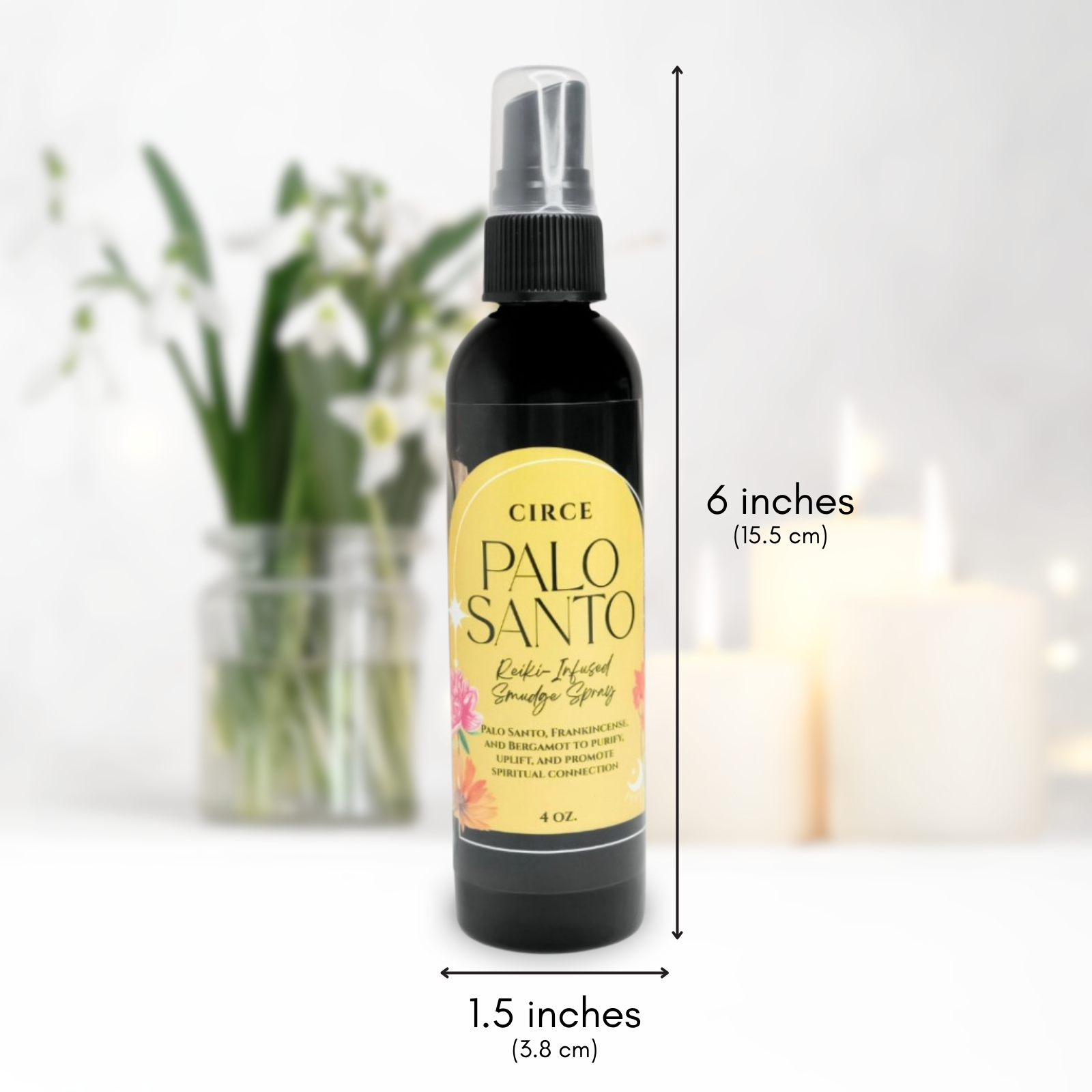 Palo Santo Smudge Spray | 4 oz  from Circe Boutique