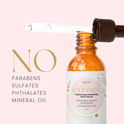 Radiance - Brightening and Nourishing Multi-Use Oil 2 oz  from Manat Beauty