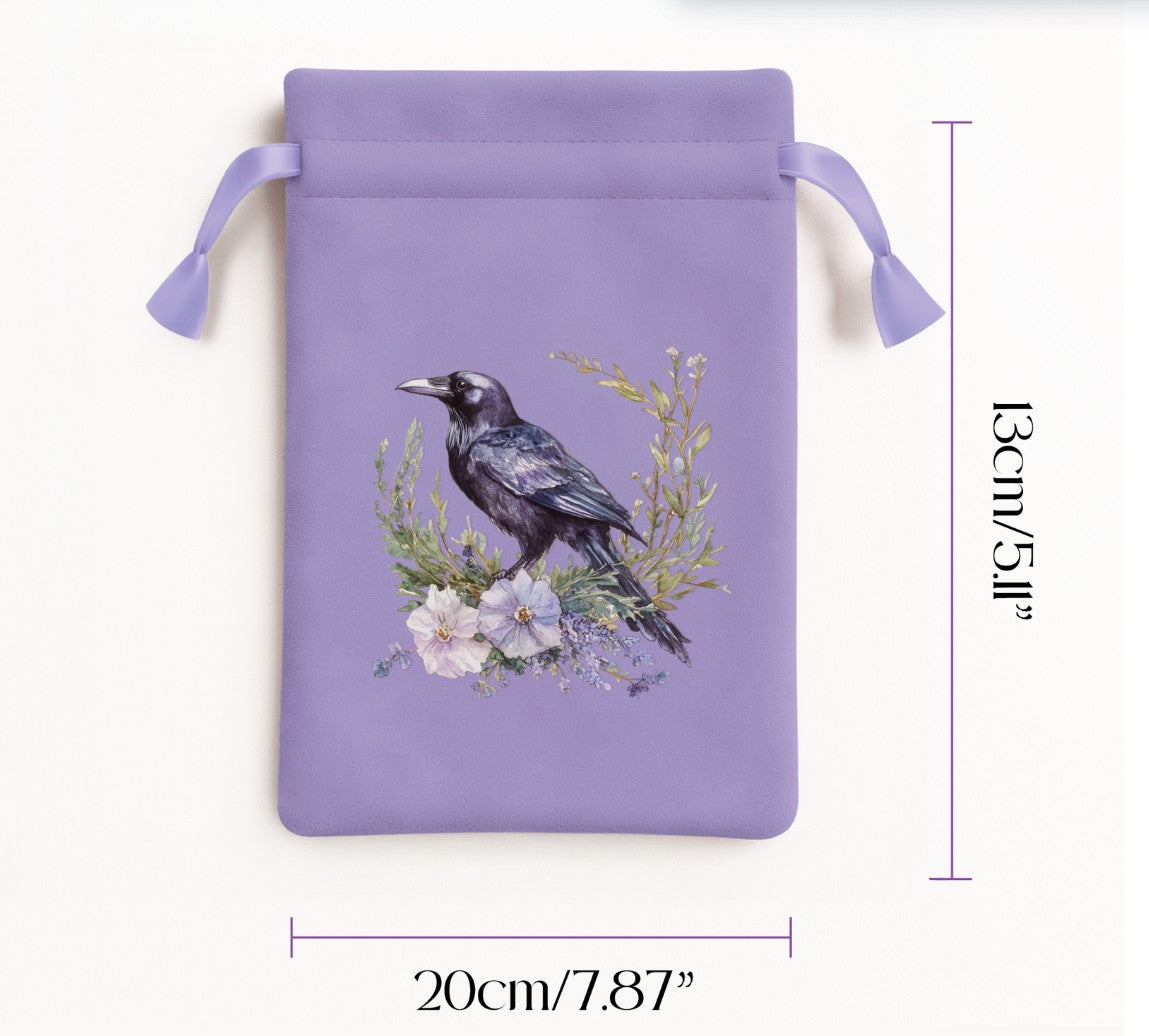 Velvet Arcana by CIRCE – Raven Purple Tarot Bag