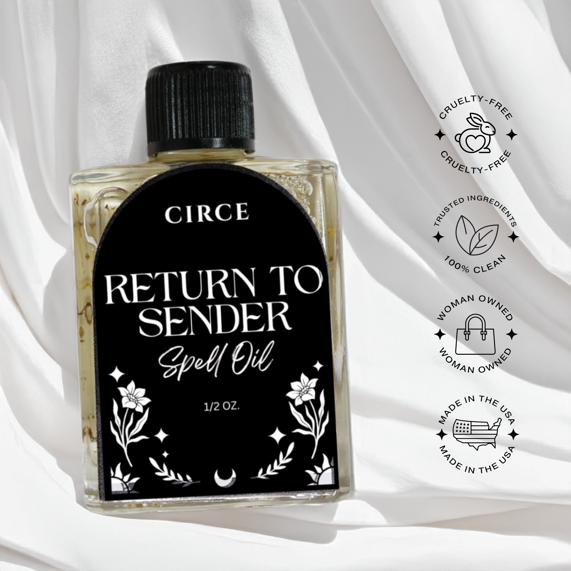 CIRCE Return To Sender Spell Oil 1/2 oz.  from Circe Boutique