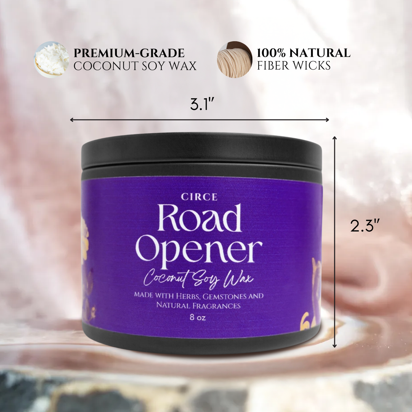 Road Opener | 8 oz Spell Candle  from Circe Boutique