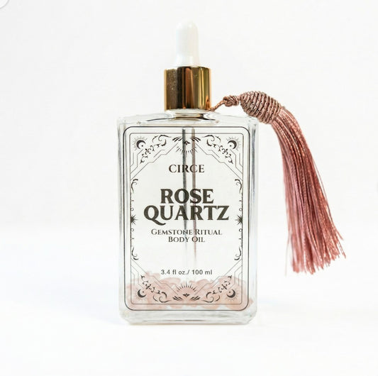 Rose Quartz Body Oil – Crystal Self-Love & Glow | 3.4 oz