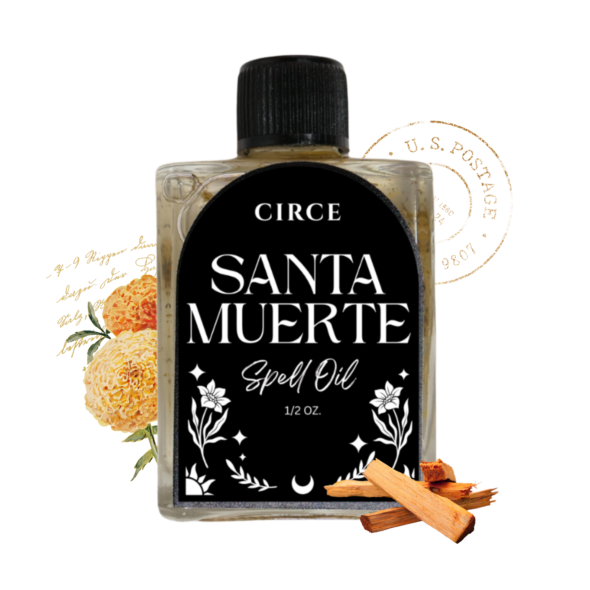 CIRCE  Santa Muerte Spell Oil 1/2 oz.  from Circe Boutique