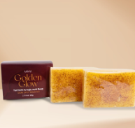Golden Glow Turmeric Kojic Acid Soap - 2 pcs Box