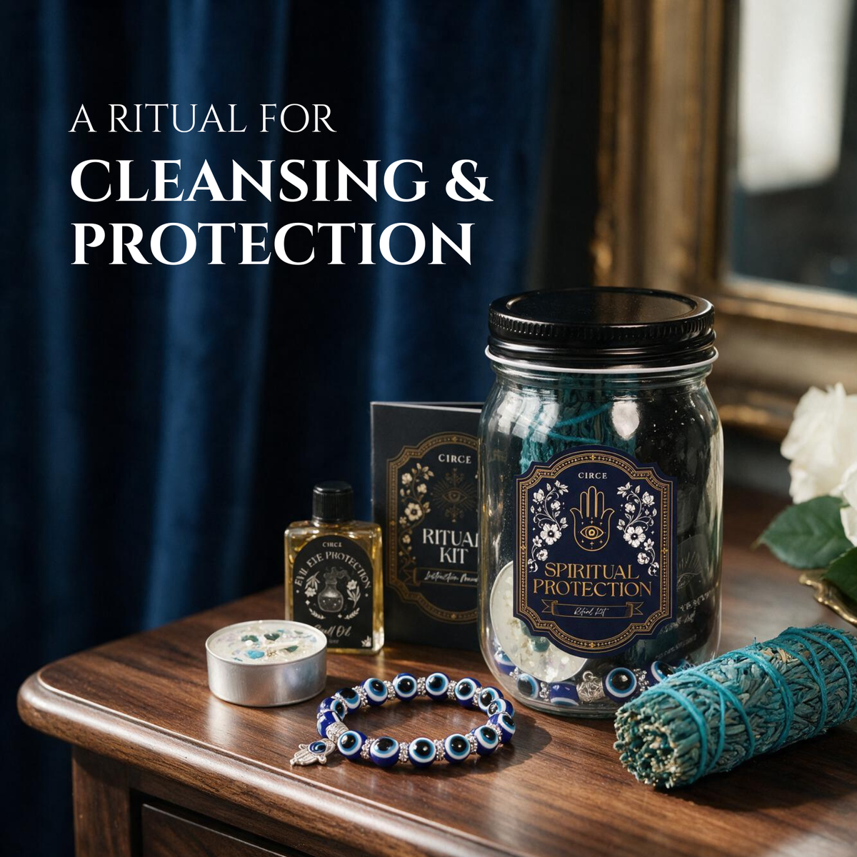 Spiritual Protection Spell Kit – Cleansing & Protection