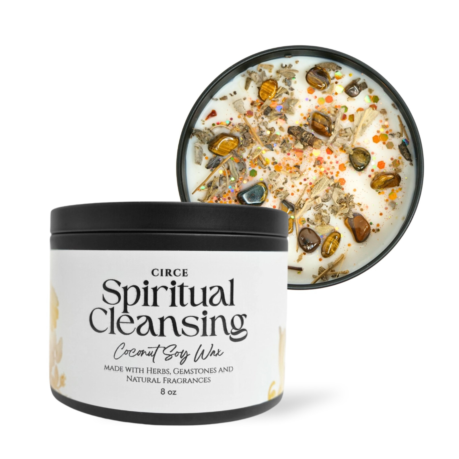 Spiritual Cleansing | 8 oz Spell Candle  from Circe Boutique