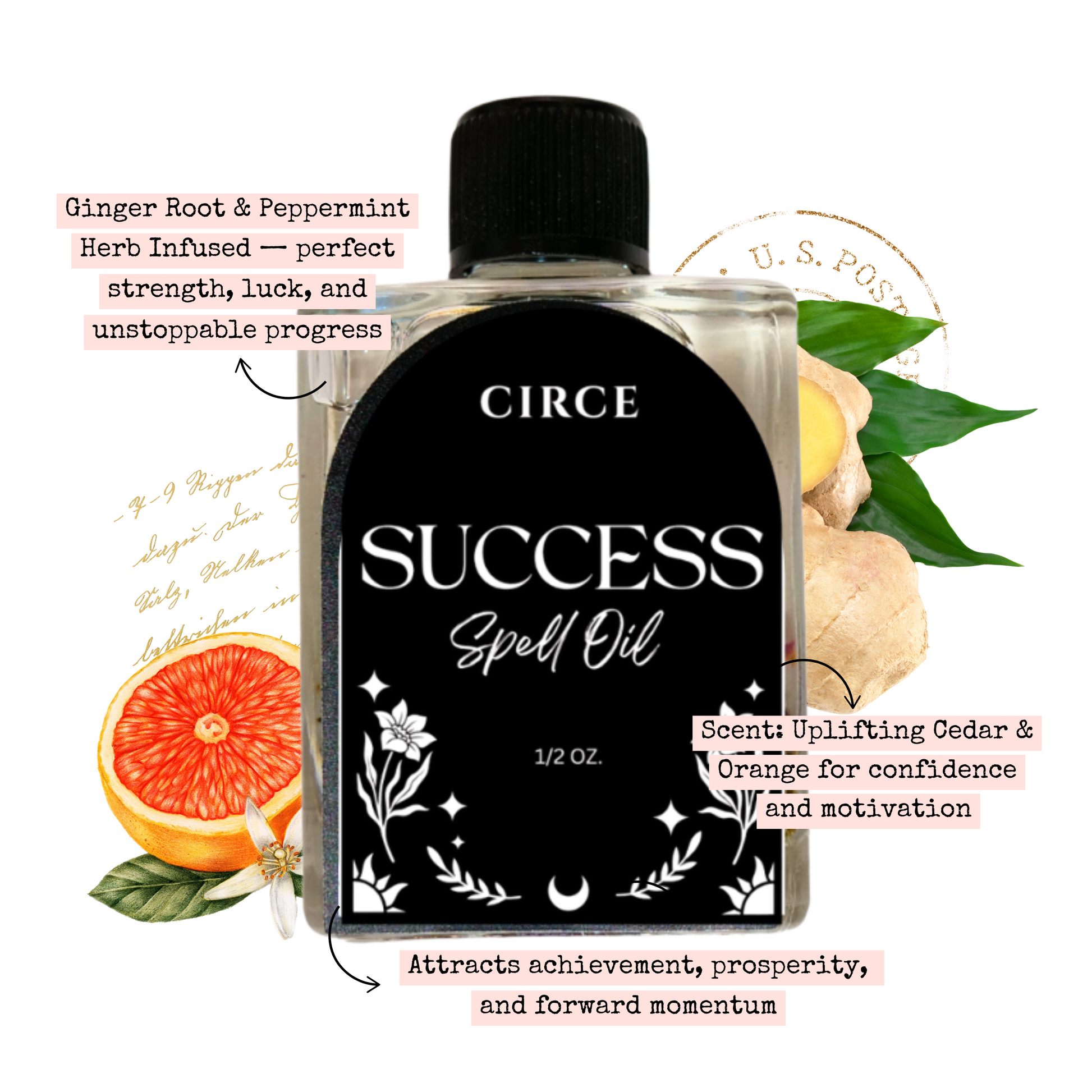 CIRCE Success Spell Oil 1/2 oz.  from Circe Boutique