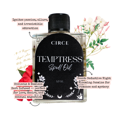 CIRCE  Temptress Spell Oil 1/2 oz.  from Circe Boutique