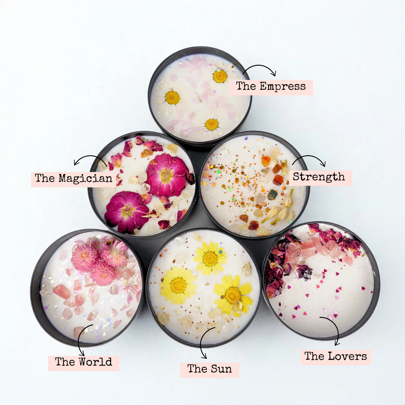 The Sun - Tarot Inspired Bundle | Apple, Daisy & Pink Peony  from Circe Boutique