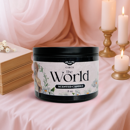 The World - Tarot Inspired Scented Candle 8 oz.