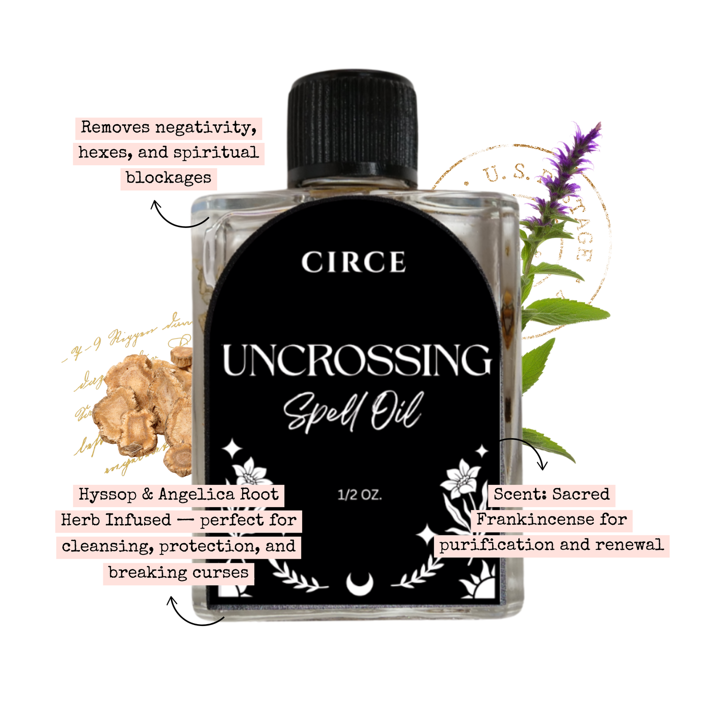 CIRCE Uncrossing Spell Oil 1/2 oz.  from Circe Boutique