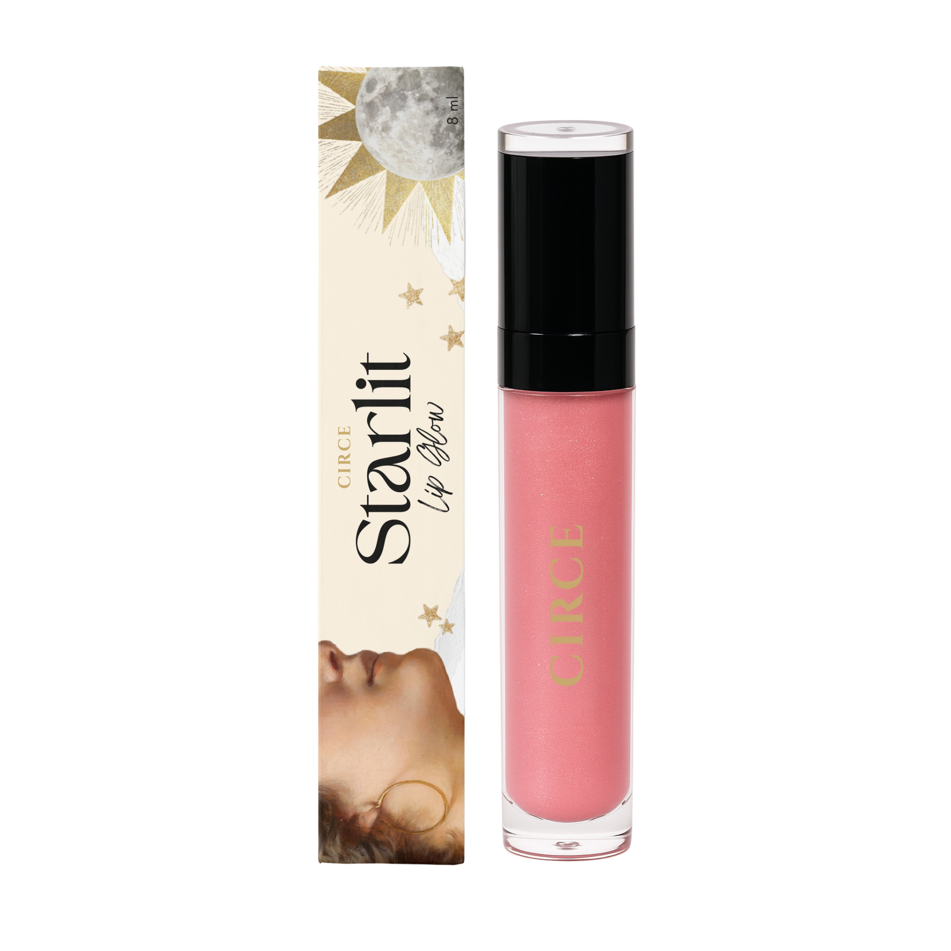 Venus Glow Strawberry Cheescake Flavored Lip gloss - Starlit Lip Glow  from Circe Boutique