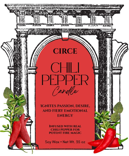 Passion & Desire Candle — Chili Pepper Citrus Basil Ritual
