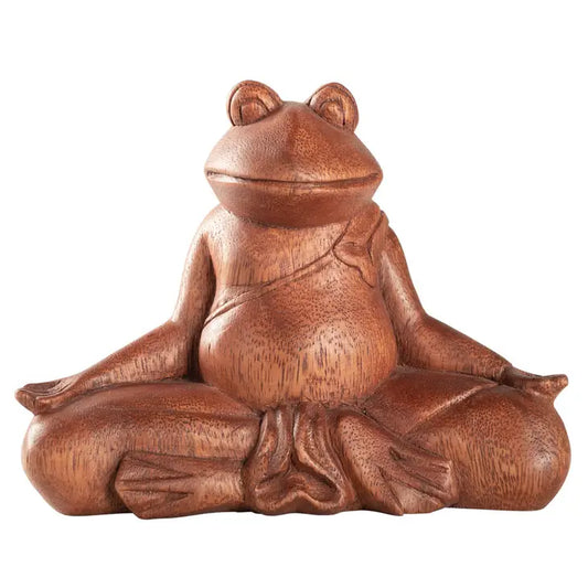 Wooden Meditation Frog Default from Ancient Wisdom