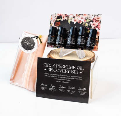 Goddess Discovery Set - 5 Piece Perfume Oil Sampler  from Circe Boutique