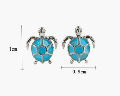 E182 - Sea Turtle  Stud Earrings - Jewelry  from Shein