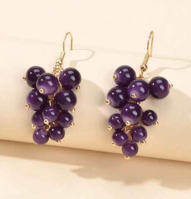 Bead Drop Earrings - Jewelry  from Shein