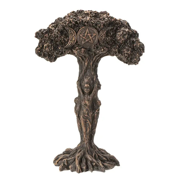 Cold Cast Resin Triple moon/goddess/ Tree  from Pacific giftware
