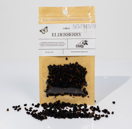 Elderberry Herb .35oz | Magical Uses for Spells, Rituals & Witchcraft
