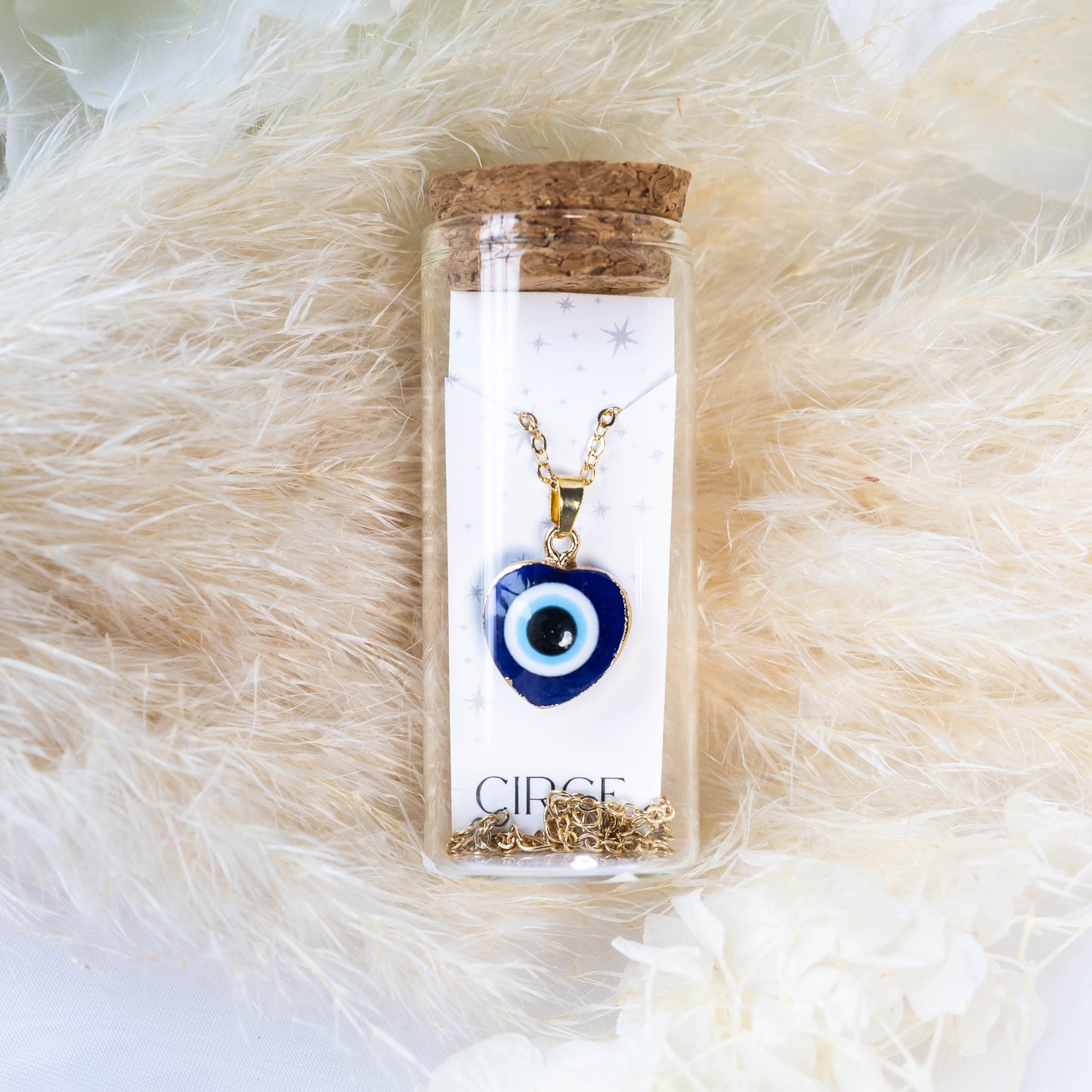 N107 - Evil Eye Heart Necklace - Jewelry  from Nihao jewelry