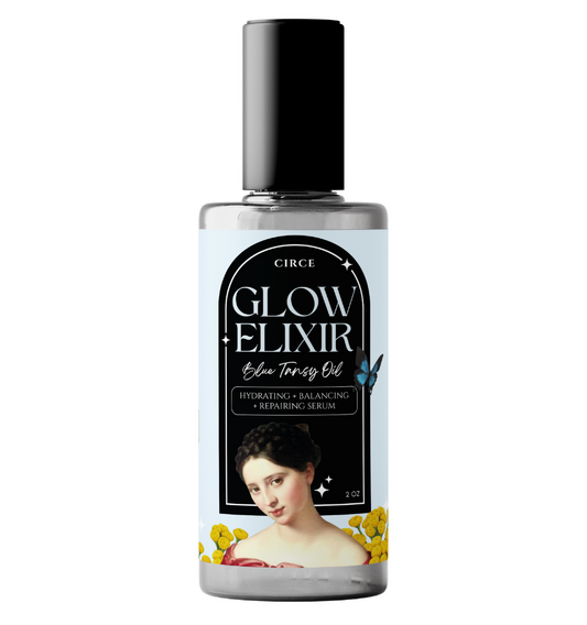 Glow Elixir 2oz. Blue Tansy Oil  from Circe Boutique