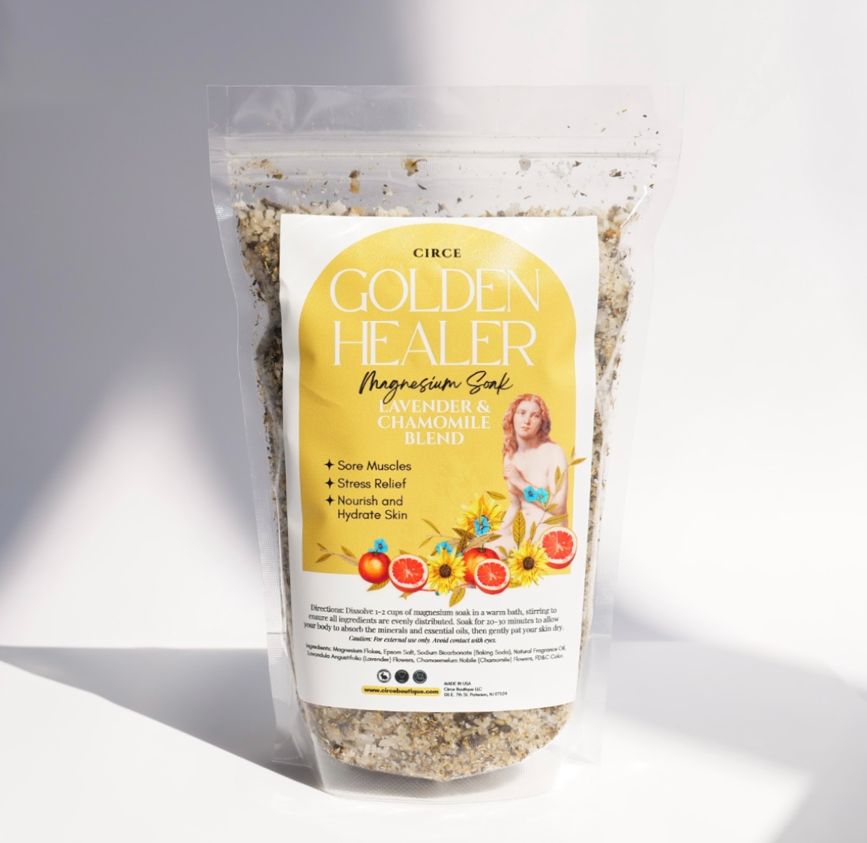 Golden Healer Magnesium Soak  from Circe Boutique