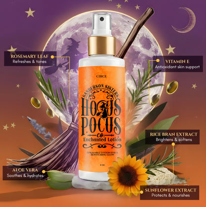 Sanderson Sisters Enchanted Spray Lotion – 6.7 oz Fine Mist Bottle